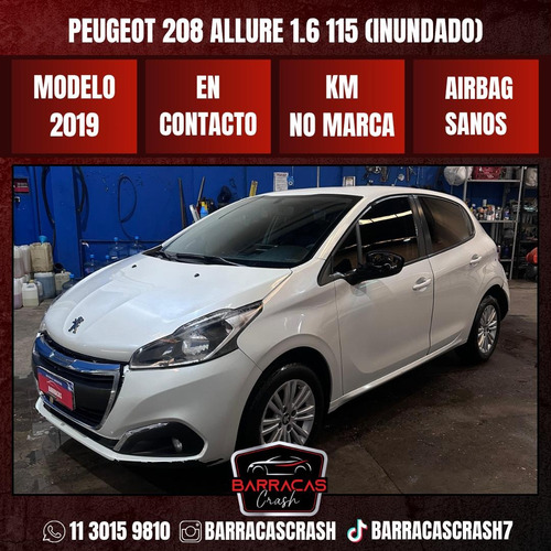 Peugeot 208 Allure 1.6 115 Inundado