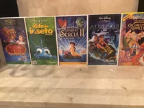 Comprar 5 Vhs Bela Fera-vida Inseto-peq.sereia-c.notre Dame-atlantis