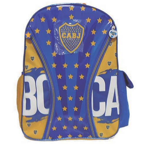 Mochila Espalda Grande 18p Futbol Boca Juniors Bo011 Manias