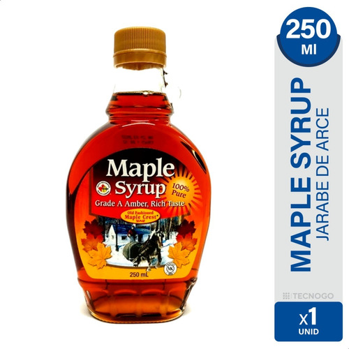 Jarabe De Arce Maple Syrup 100% Pura - Origen Canada 