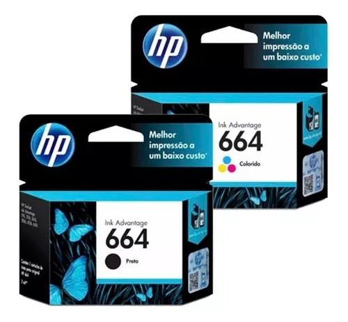 Cartuchos Hp 664 Negro Y Color Originales 