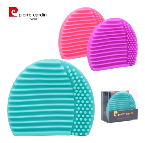 Imagen 2 de 6 de Limpia Brochas Y Cepillos Silicona Maquillaje Pierre Cardin