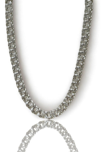 Cadena Plata 925 Eslabón Chino 4.5mm 60cm Plateado