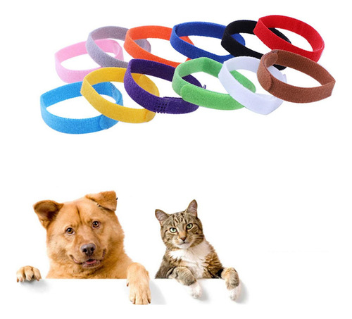 12x Collares For Cachorros Collares De Parto Coloridos Para.