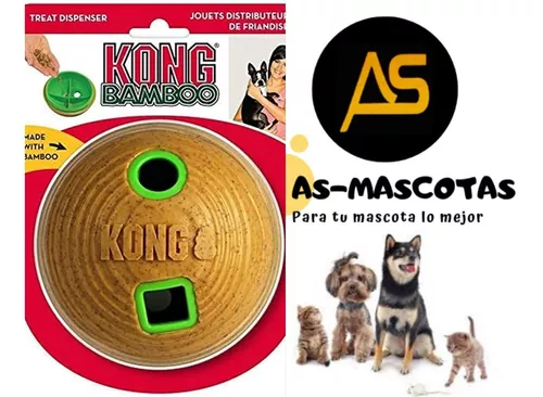 KONG Bambo Feeder Ball Treat Dispensing Dog Toy