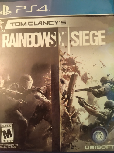 Juego Play 4 Tom Clancy's Rainbow Six Siege Fisico
