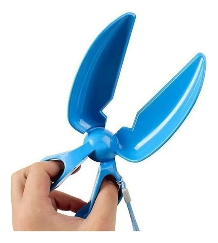 Pá Tesoura Coletora Higiênica Scissor Scooper - Cão/pet Cor Azul