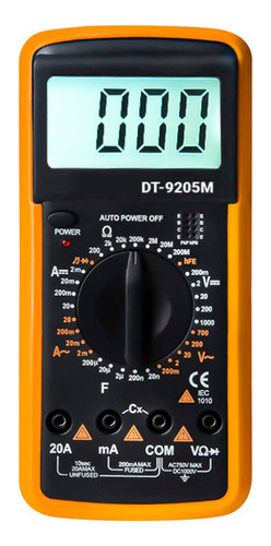 Tester Multimetro Digital Capacimetro Dt-9205