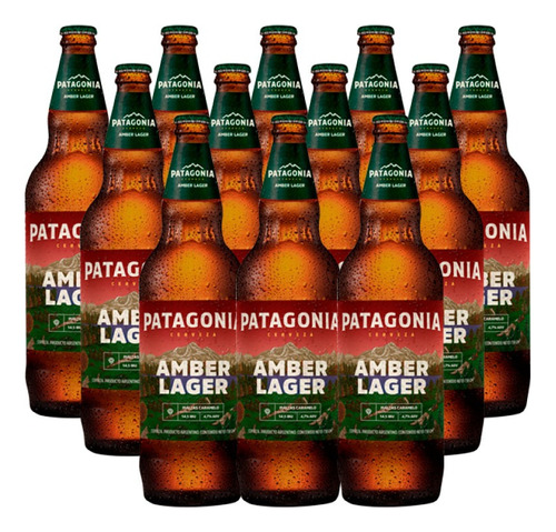 Cerveza Patagonia Amber Lager 710 Ml X12
