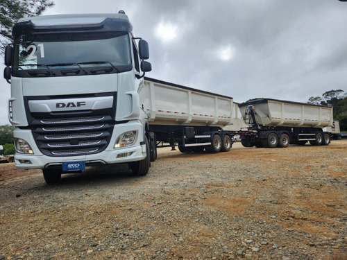 Daf Xf 530 6x4 2021 + Rodotrem Basculante Estrada 22 C/pneus