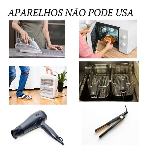 Extensão De Tomada Elétrica Régua 3 Tomada Cabo Reforçado Pp Cor Preto Voltagem 127v/220v