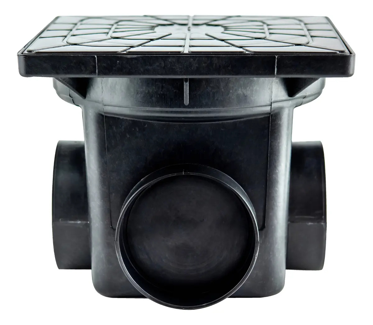 Caixa de Passagem Esgoto VMC PLASTICOS 4L 100mm Resistente Preta