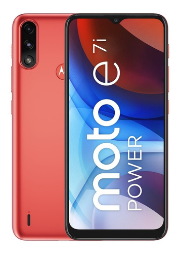 Celular Motorola Moto E7i Power 32gb + 2gb Ram Hd+ Liberado Color Naranja