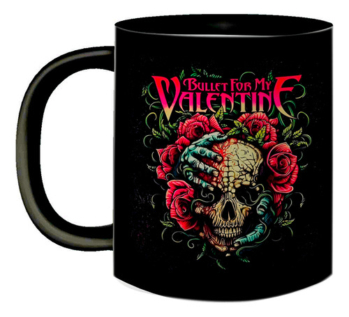 Caneca Rock Band Bullet For My Valentine Heavy Metal Flor