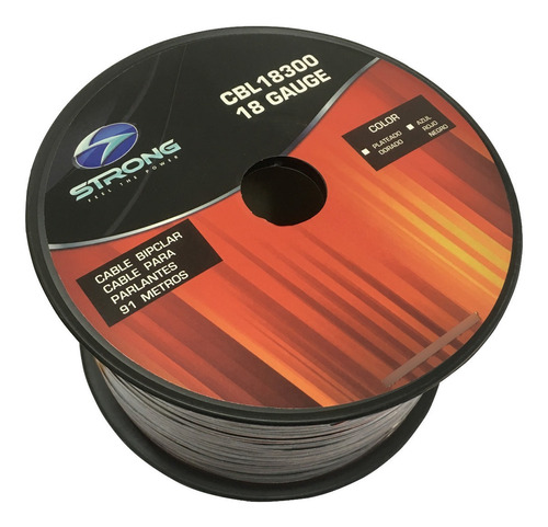 Cable De Parlante Strong 2 X 0.50 Mm 91 Mts 