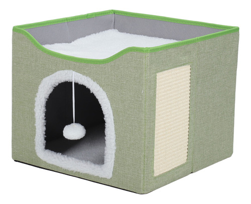 Gatito Plegable Cat House De 2 Capas