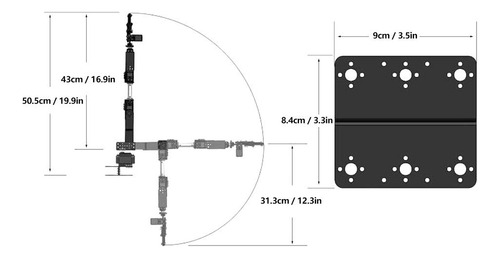 Kit De Brazo Mecánico 6dof Con Pinza Robótica Educativa