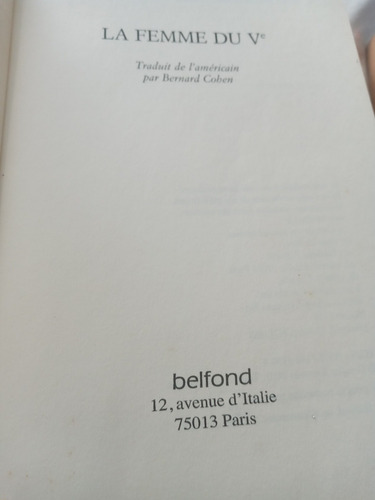 Libro En Frances, La Femme Du V Duglas Kennedy (Usado)
