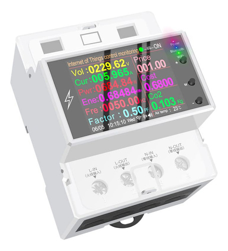 Interruptor Inteligente Wifi 100a Control Remoto Ac 220v 110