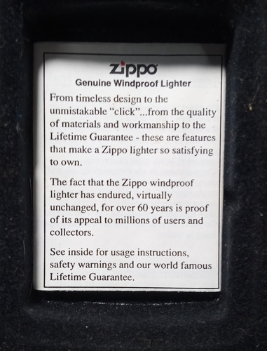 Encendedor Zippo. Ford Trucks. Perfecto Estado. En Caja (Usado)