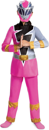 Disfraz De Power Ranger Rosa Para Niñas, Traje Oficial De Di