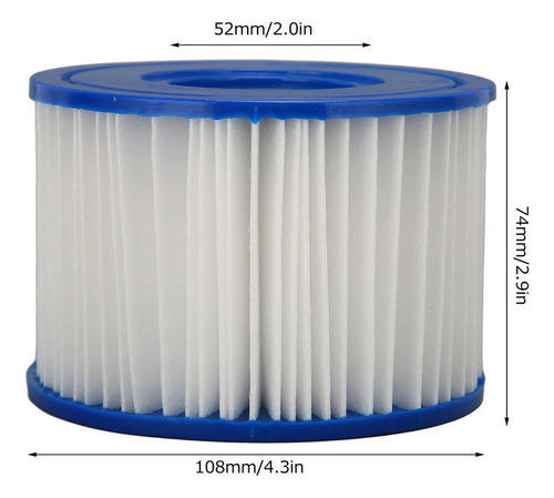 Hh Filtro De Piscina 2 Piezas De Repuesto For Jacuzzis Spas