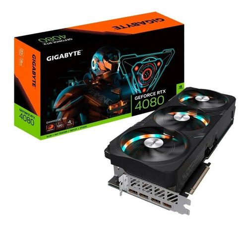Placa De Video Gigabyte Gaming Geforce Rtx 4080 Oc 16gb 