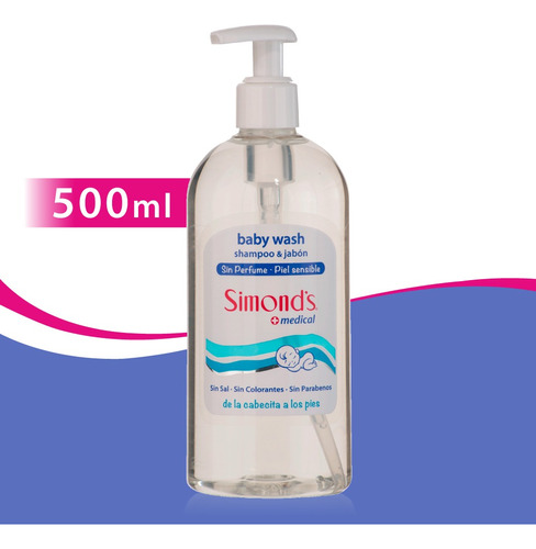 Jabón Recién Nacido Simond´s Baby Wash  Medical 500ml