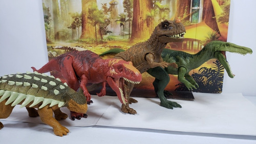 Jurassic World Roarivores Dino Rivals Ankylosaurus Y 3+
