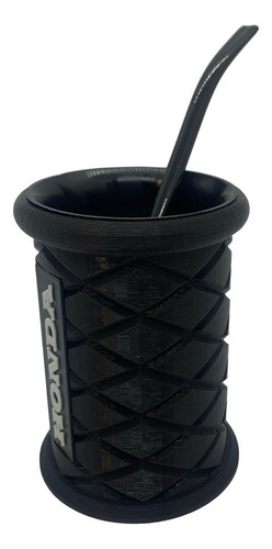 Mate Puño Moto Con Logo Impresion 3d Incluye Bombilla Honda