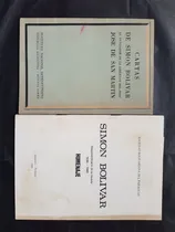 Comprar Lote De Libros Antiguos Sobre Simon Bolivar. 51n 285