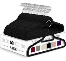 Comprar Pack De 50 Perchas De Terciopelo Premium Utopia Home - Antid