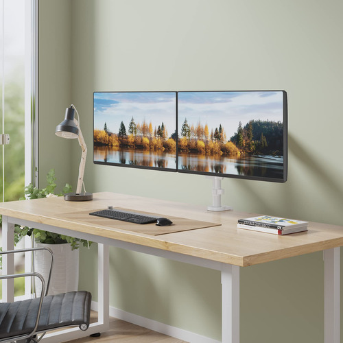 Suporte De Monitor Duplo Wali Gsdm002w Para 2 Monitores De A
