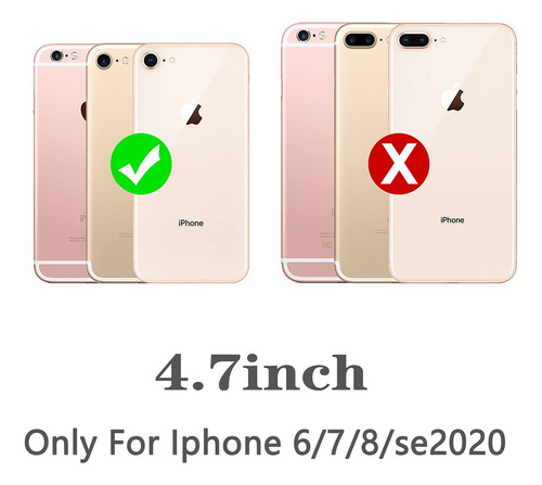 Lanjindeng Funda P/ iPhone SE 3gen 2020