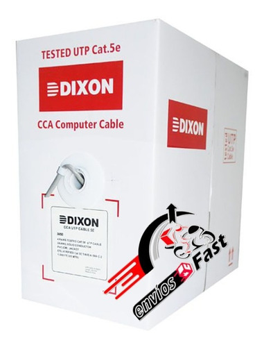 Dixon 3050 Cable U/utp Cca Cat. 5e 4pares X24 Awg 305m 