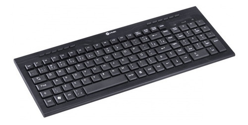 Kit Teclado Mouse S/ Fio Dynamic Vinik Dc100 Abnt2/1200dpi Cor do teclado Preto