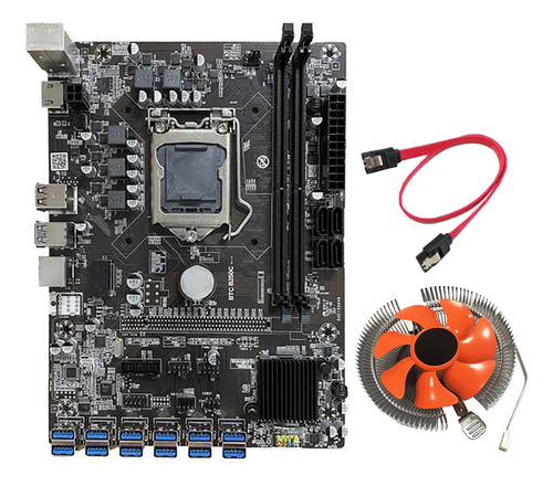 Placa Base Minera B250c Btc 12 Usb3.0 A Gráficos Pci-e16x