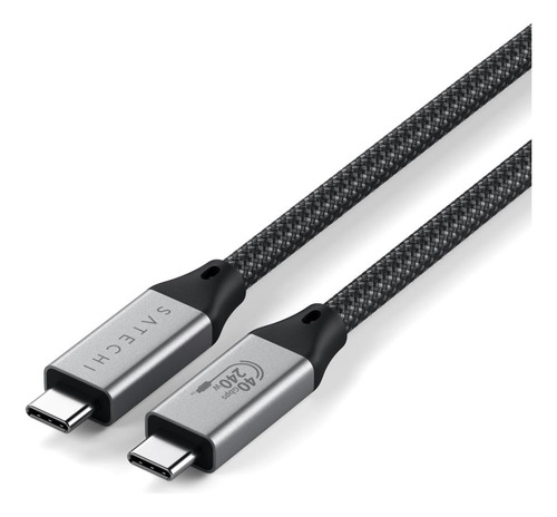 Cabo Satechi Usb-c Para Usb-c 1,2m Preto Usb4 Pro