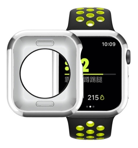 Carcasa Para Apple Watch Serie 5 Y 4 40mm Plateado