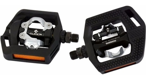 Pedal Misto Shimano Pd-t421 Click'r Mtb Original Com Nf