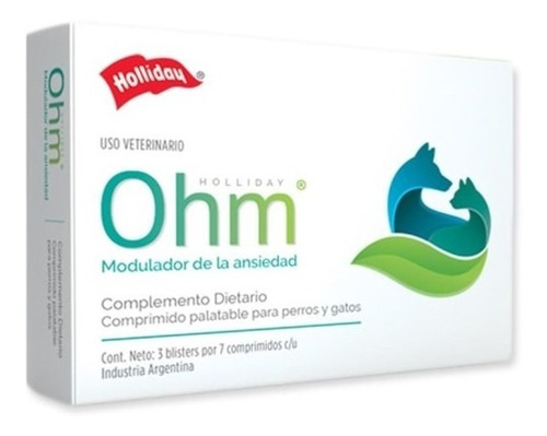 Suplemento Vitaminico Perro Gato Ohm 21 Comp. Np