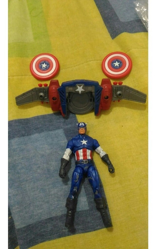 Capitão América Com Jetpack Captain Marvel Universe Boneco (Usado)