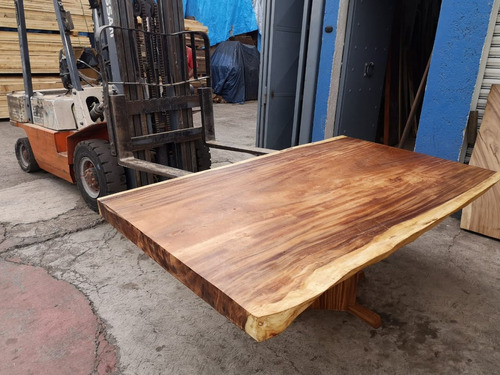 Comedor De Parota Para 8 Con Resina Eco Poxica Y Teak Oil