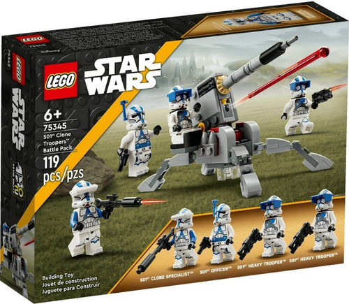Lego 75345 Star Wars Soldados Clon 501 (entrega Inmediata)