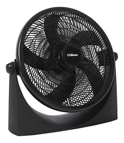 Turbo Ventilador Liliana 20  Vtf20p  5 Aspas Negro