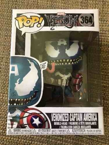 Figura De Acción  Capitán América Venomized De Funko Pop!