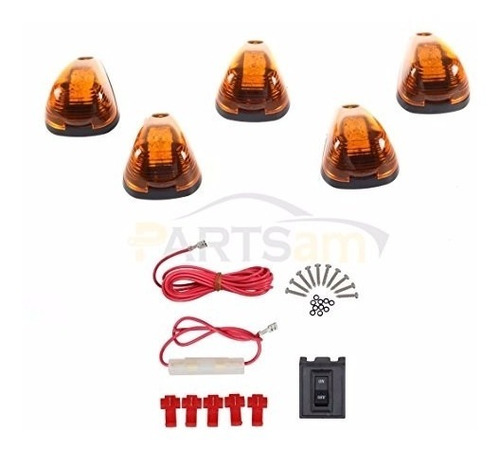 Cab Lights (lanternas Cabine) Kit Com 5 Lanternas Em Led