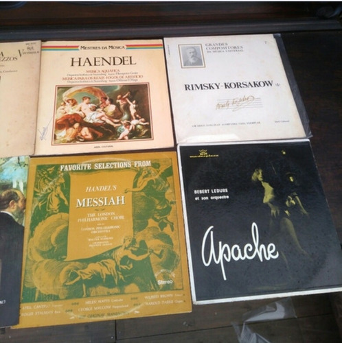 Imagem 5 de 9 de Lp Vinil Lote Grandes Compositores Música Classica 12 Un./37