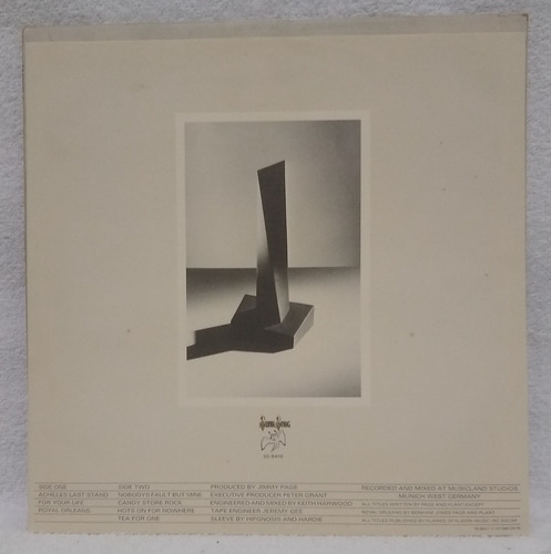 Lp - Led Zeppelin - Presence (c/enc - Ed 1976) - Hrd (Usado)