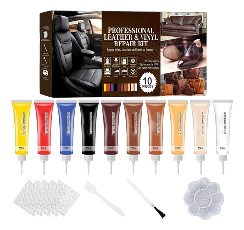 Wf Kit Reparación Asientos Cuero Restaurador Color